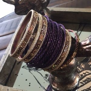Indian inspired bangle stack